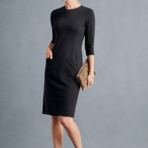 J.McLAUGHLIN Black Catalyst Dress w/ Pockets